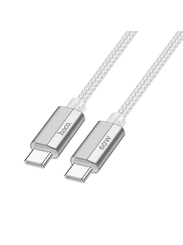 HOCO Schnellladekabel USB-C 60W 1,2m in Grau