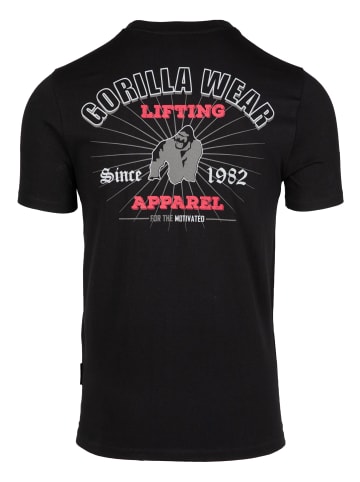 Gorilla Wear Oregon T-Shirt – Schwarz – 2XL