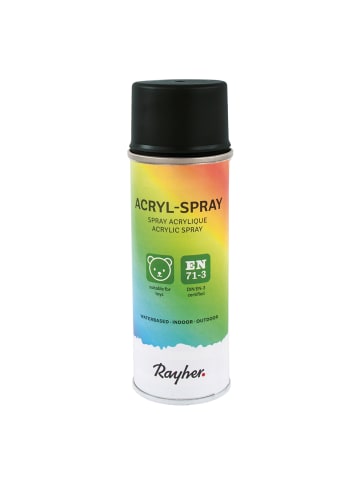 Rayher Acryl Spray in schwarz