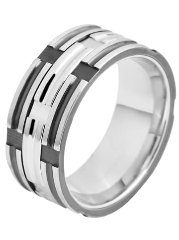 Adeliás Herren Ring aus Edelstahl in silber