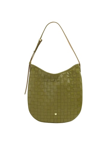 DuDu Sylvie Schultertasche Leder 36.5 cm in olive