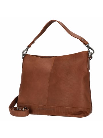 The Chesterfield Brand Amelia - Schultertasche Leder 32 cm (black) in cognac
