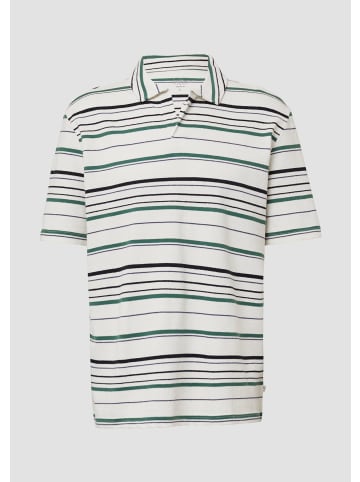 QS Polo-Shirt in 02G0_creme