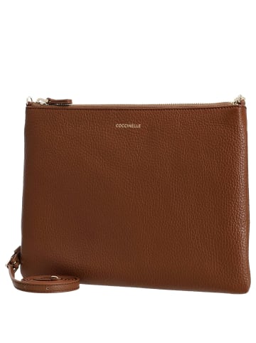 COCCINELLE Best Crossbody - Umhängetasche M 27.5 cm (cognac) in cognac