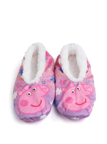 Peppa Pig Peppa Wutz Ballerinas Homesocks ABS Winter Hausschuhe gefüttert in pink