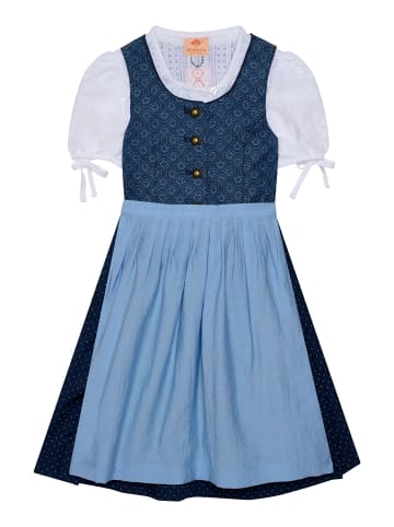 Berwin Kinderdirndl mit Jaquard-Oberteil inkl. Bluse