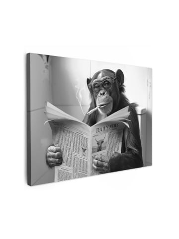 MuchoWow Leinwand bilder Zeitung Affe (BxH)