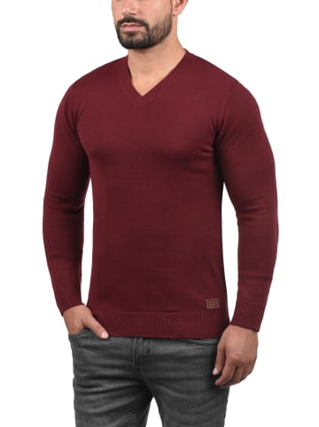 BLEND Strickpullover in rot