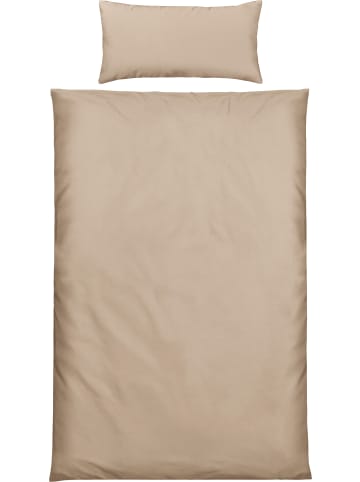 Erwin Müller Mako-Satin Bettwäsche Landshut in taupe