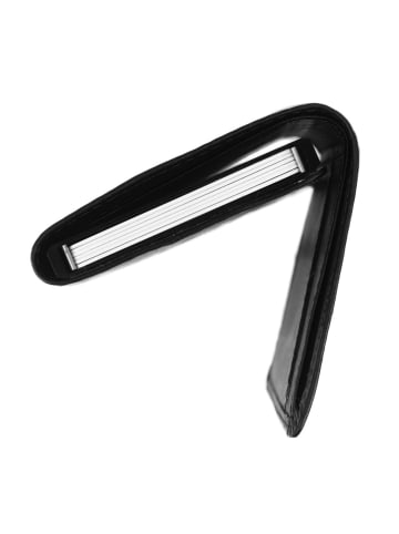 The Chesterfield Brand Lancaster Kreditkartenetui RFID Schutz Leder 7 cm in schwarz