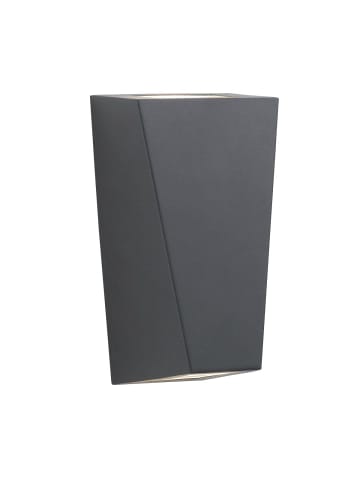 Licht-Erlebnisse Außen Wandlampe (B)12 x (H)22 cm in Schwarz