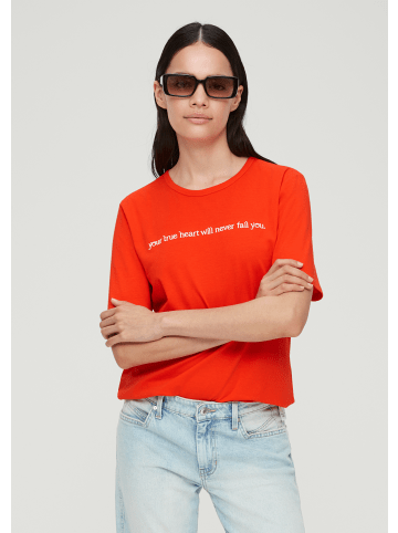 s.Oliver T-Shirt kurzarm in Orange