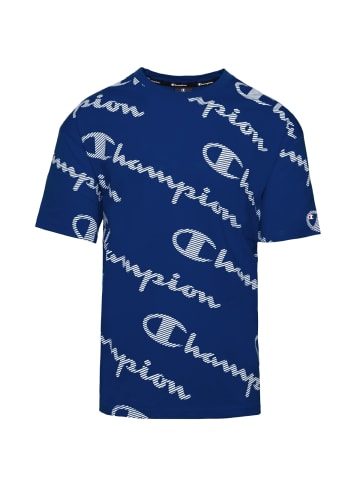 Champion T-Shirt Crewneck in blau