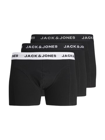 Jack & Jones Trunks 3er Pack 'Solid' in schwarz
