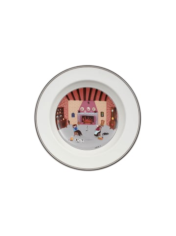 Villeroy & Boch Suppenteller Kamin Design Naif in Bunt ø 21 cm in bunt