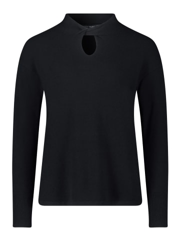 Betty Barclay Feinstrickpullover mit Schleifenknoten in Schwarz