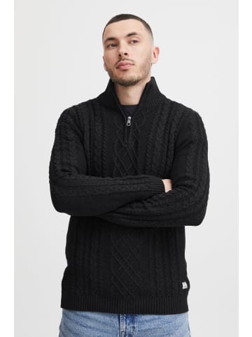 11 Project Troyer PRJamelien 21301059-ME  Zopfstrick Pullover mit Troyer in Grau