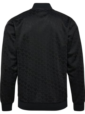 Hummel Trainingsjacke "Archive Regular Poly Jacket Aop" in Schwarz