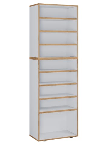 VCM  Holz Regal Schuhschrank Schuhregal Salia B60 in Weiß