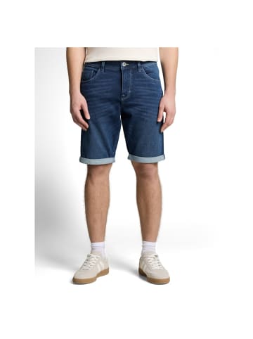 Tom Tailor Short in used mid stone blue denim