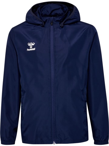 Hummel Kinder Trainingsjacke "Hmlessential Aw Jacket Kids" in Blau