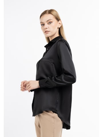 DreiMaster Damen Hemdbluse in Schwarz