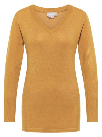 Usha Damen Pullover in Senfgelb