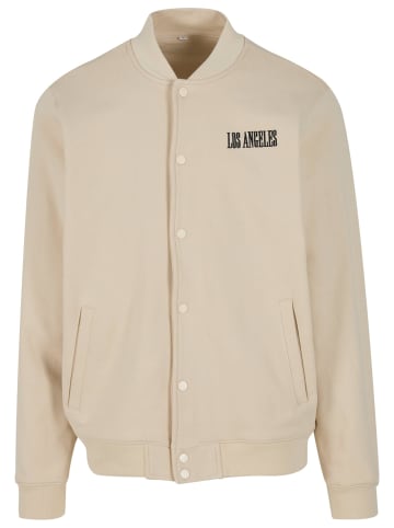 Mister Tee Mister Tee Los Angeles EMB Heavy Tonal College Jacket in sand