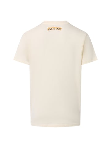 Santa Cruz T-Shirt Burnt Bone Hand in vanille