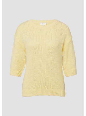 s.Oliver Strickpullover in 10X1_hellgelb