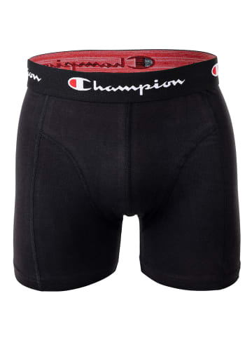 Champion Boxershort 2er Pack in Schwarz/Grau meliert