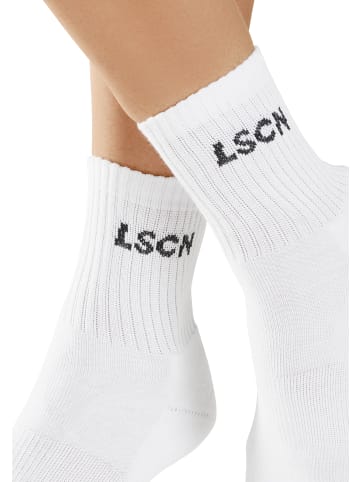 LSCN BY LASCANA Tennissocken in 1x weiß, 1x lime