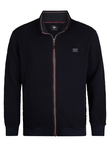 Petrol Industries Lässiger Cardigan in Plus Size Sitka in Blau