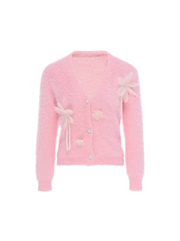 fraully Women Cardigan in Rose