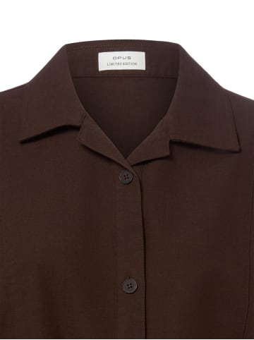 OPUS Bluse Formente in mocca - 0002