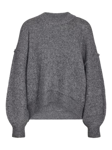 Noisy may Strickpullover in Dark Grey Melange1