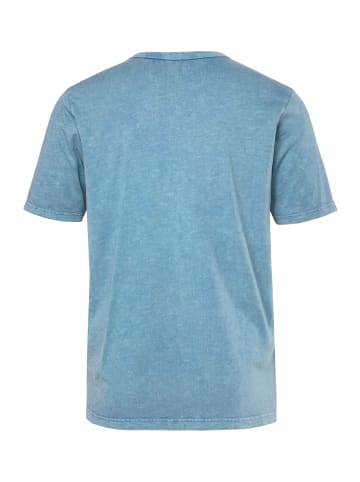 JP1880 Kurzarm T-Shirt in denimblau