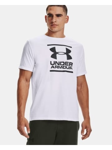Under Armour Tshirt in Weiß/Schwarz