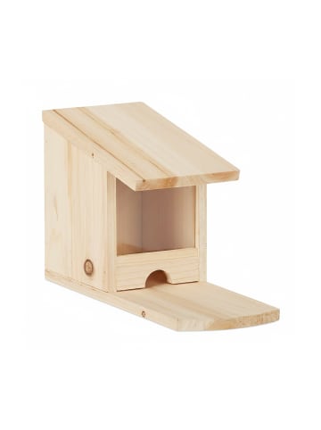 relaxdays Eichhörnchen Futterhaus - (B)12 x (H)17,5 x (T)25 cm