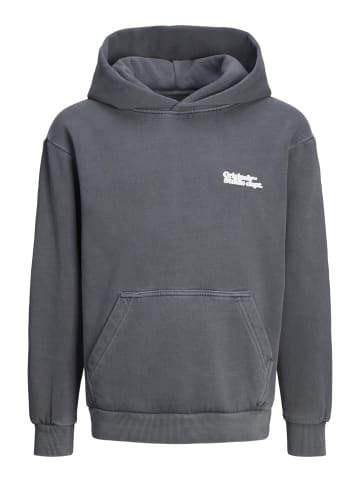 JACK & JONES Junior Kapuzenpullover in Iron Gate