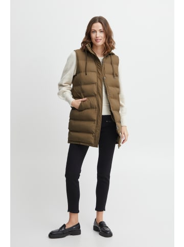 Fransa FRBAFAB 1 Waistcoat Loose fit in Military Olive