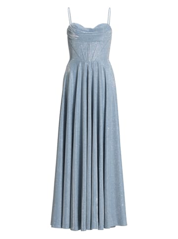 HEY KYLA Abendkleid in hellblau silber - 0002