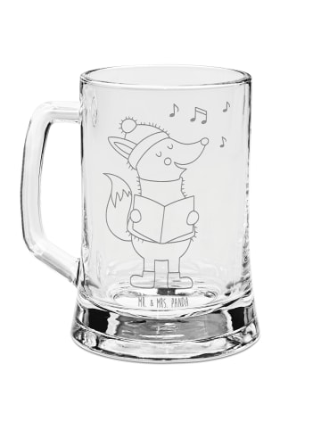 Mr. & Mrs. Panda Krug Fuchs Sänger ohne Spruch in Transparent