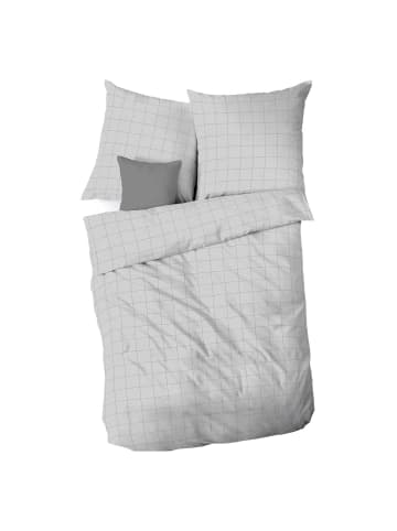 kaeppel Bettwäsche Grid in grau