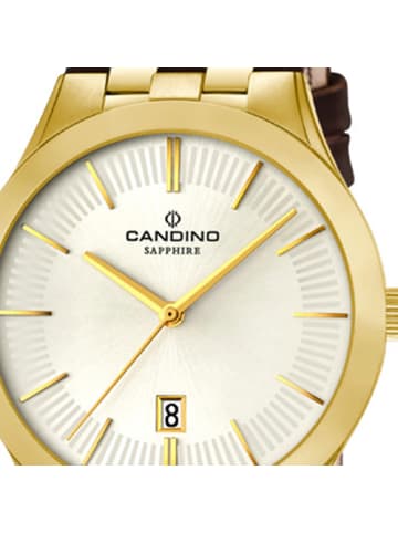 Candino Analog-Armbanduhr Candino Classic braun mittel (ca. 31,5mm)
