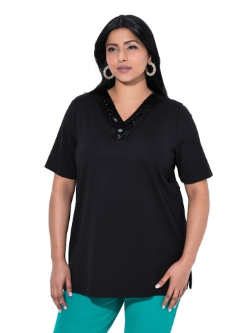 Ulla Popken Shirt in schwarz