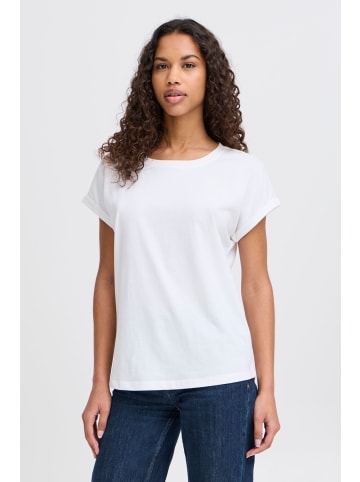 Oxmo Rundhalsshirt OXCoda 2er-Pack in Weiß