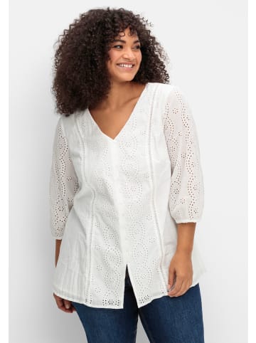 sheego by Joe Browns Tunika in weiß