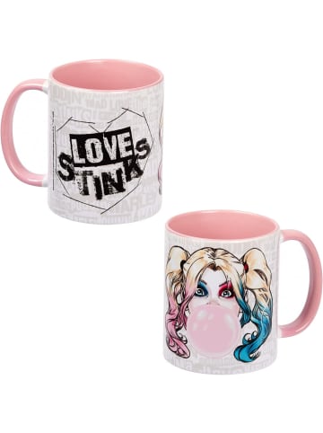 United Labels DC Comics Tasse Harley Quinn - Love Stinks  320 ml in rosa