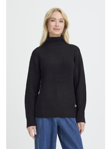 Oxmo Rollkragenpullover OXEdna in Schwarz